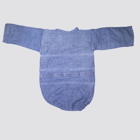 Kiboro kimono denim fleece lining 6-12mth - Picture 2 of 5